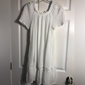 milano white cotton midi dress Dissh Milano White Cotton Midi Dress